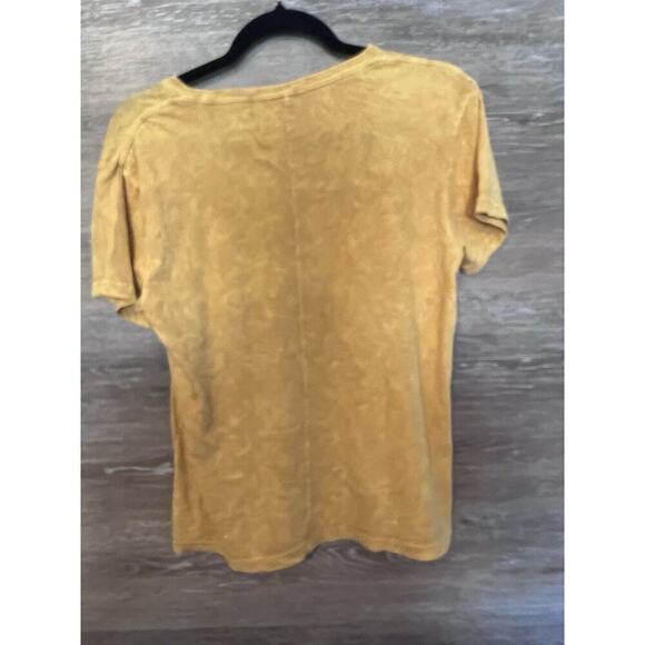 Coca Cola Coke Tee-Shirt Lucky Brand Aviator Girl Vintage Print Yellow Sz Small - Picture 4 of 5